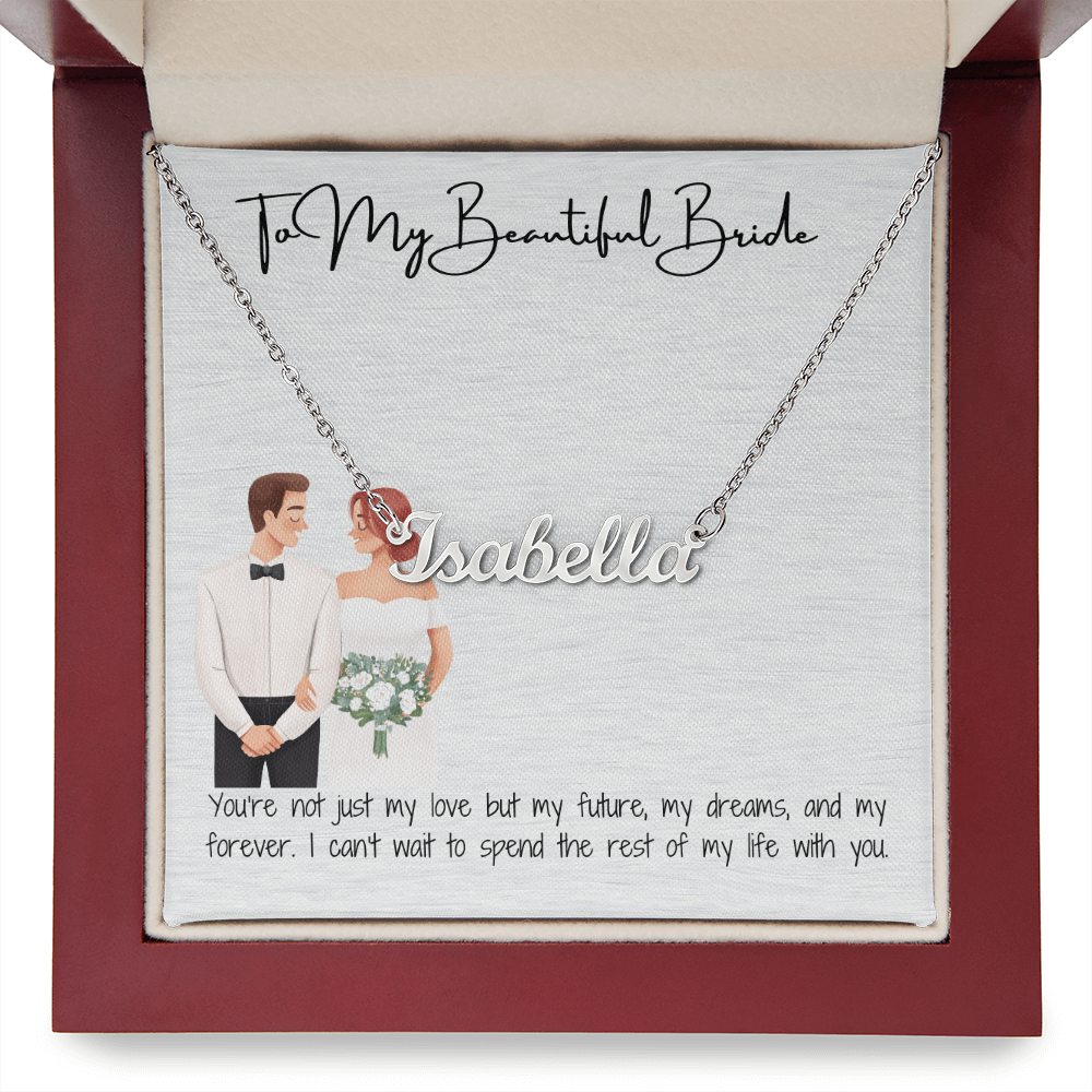 Beautiful bride pendant