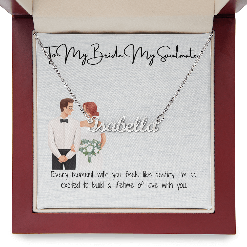 Bride to be necklace