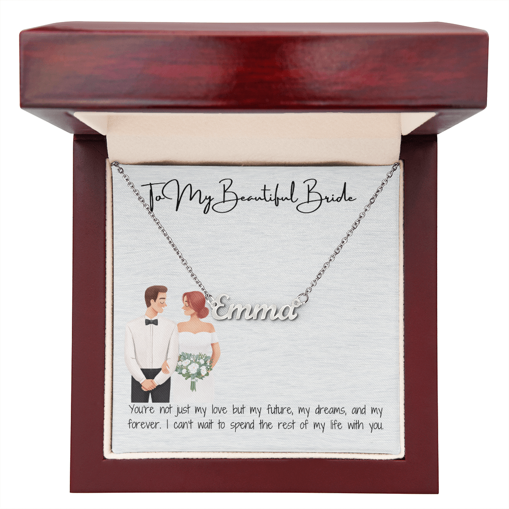 Beautiful bride pendant
