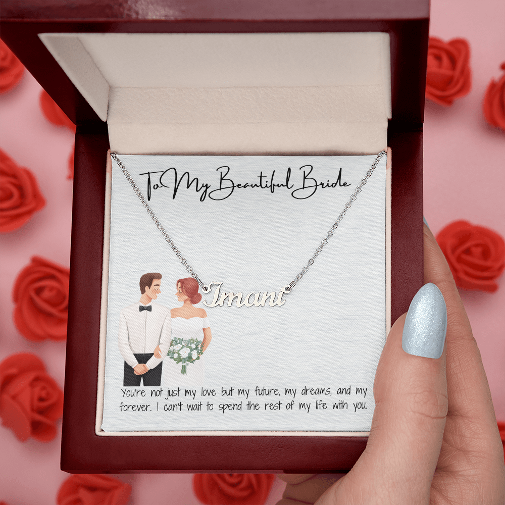 Beautiful bride pendant