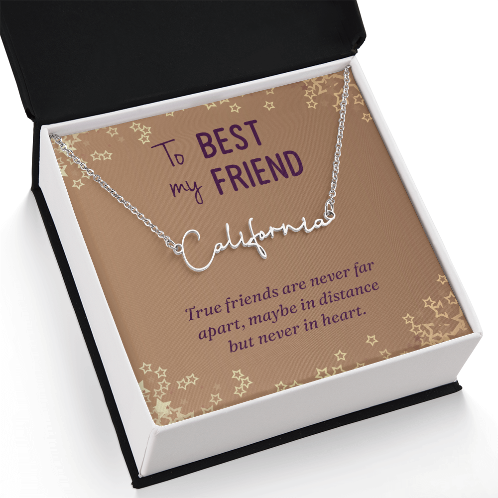 To My Best Friend – Endless Love Necklace