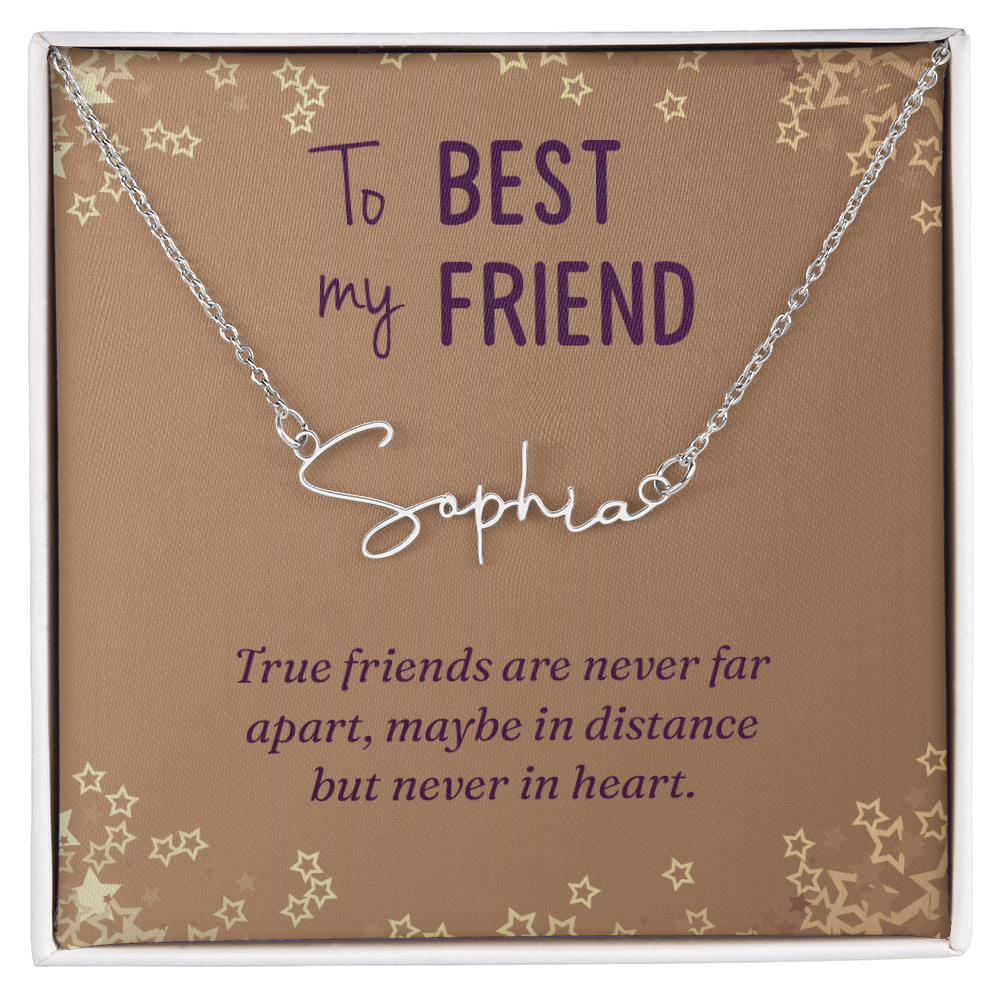 To My Best Friend – Endless Love Necklace