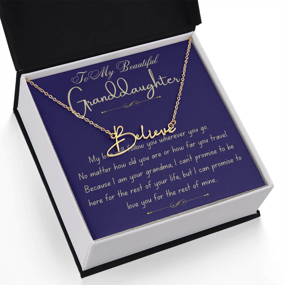 For My Sweet Granddaughter – Always & Forever