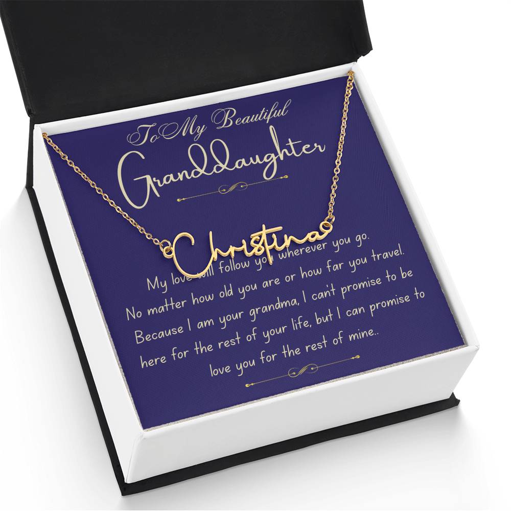 For My Sweet Granddaughter – Always & Forever