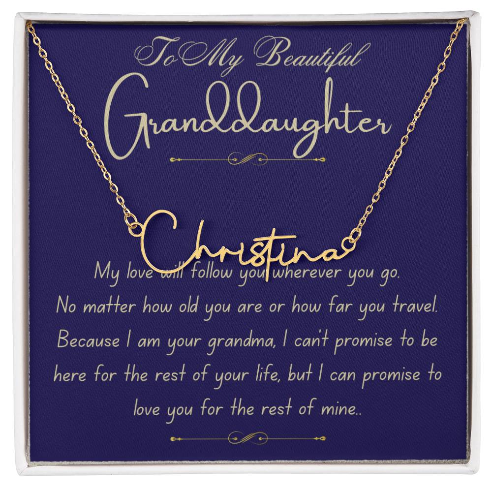 For My Sweet Granddaughter – Always & Forever