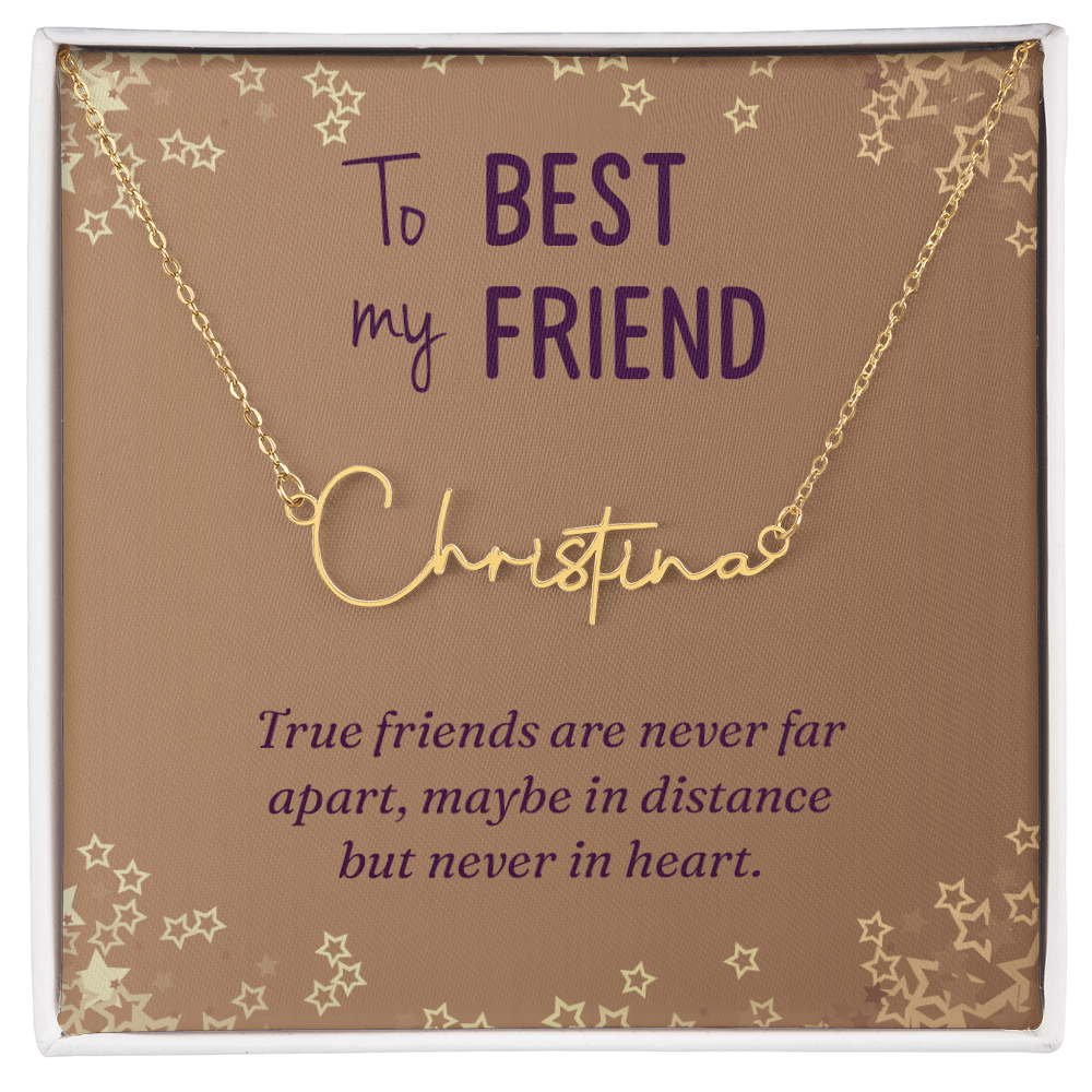 To My Best Friend – Endless Love Necklace