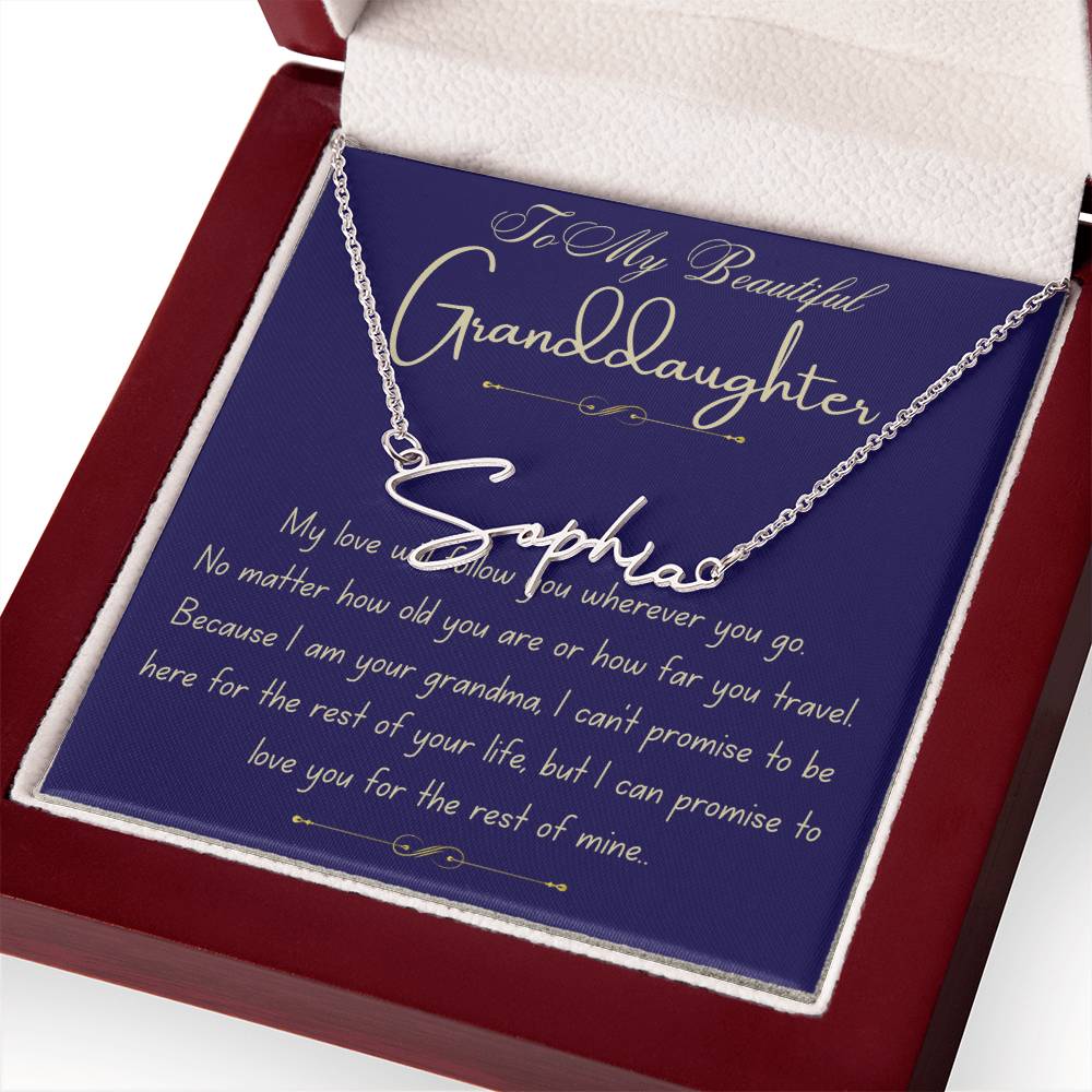 For My Sweet Granddaughter – Always & Forever