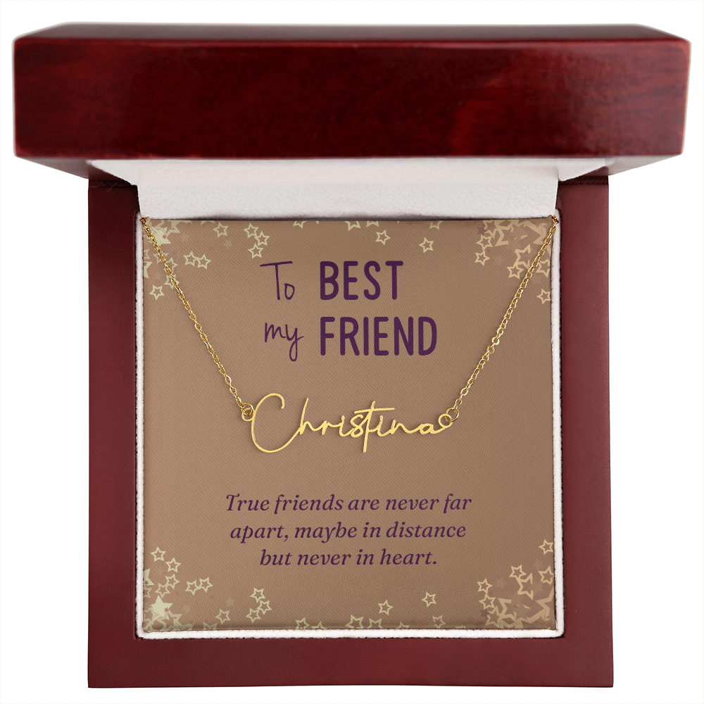 To My Best Friend – Endless Love Necklace