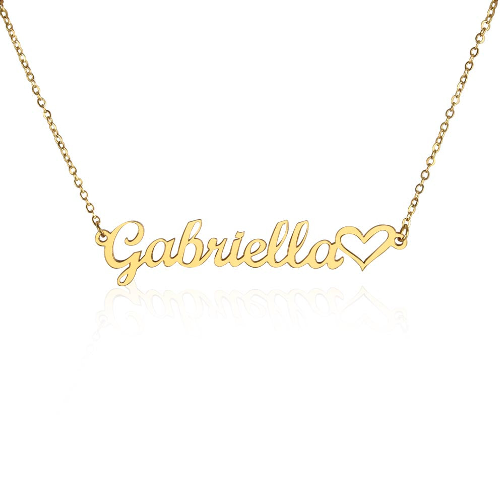 Personalized Heart Necklace – Everyday Style