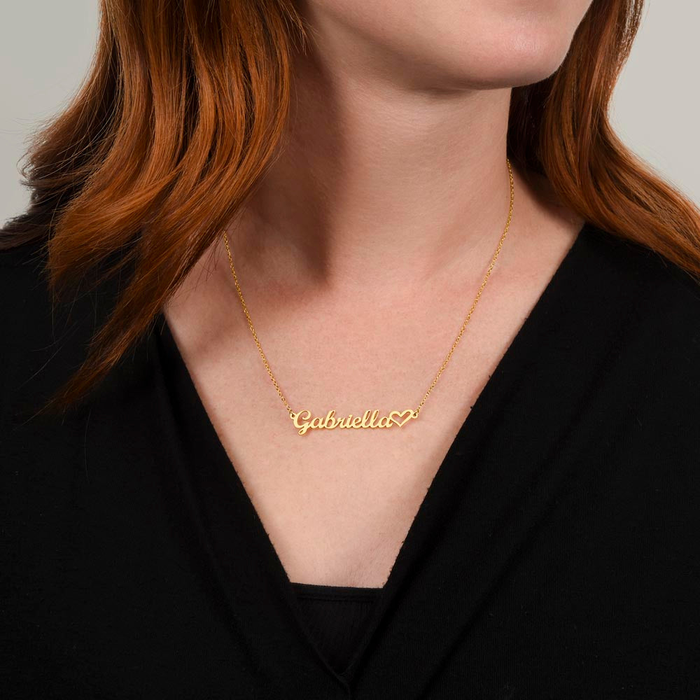 Personalized Heart Necklace – Everyday Style