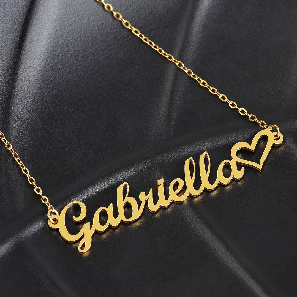 Personalized Heart Necklace – Everyday Style