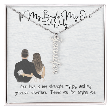 The Elegant I Do Necklace
