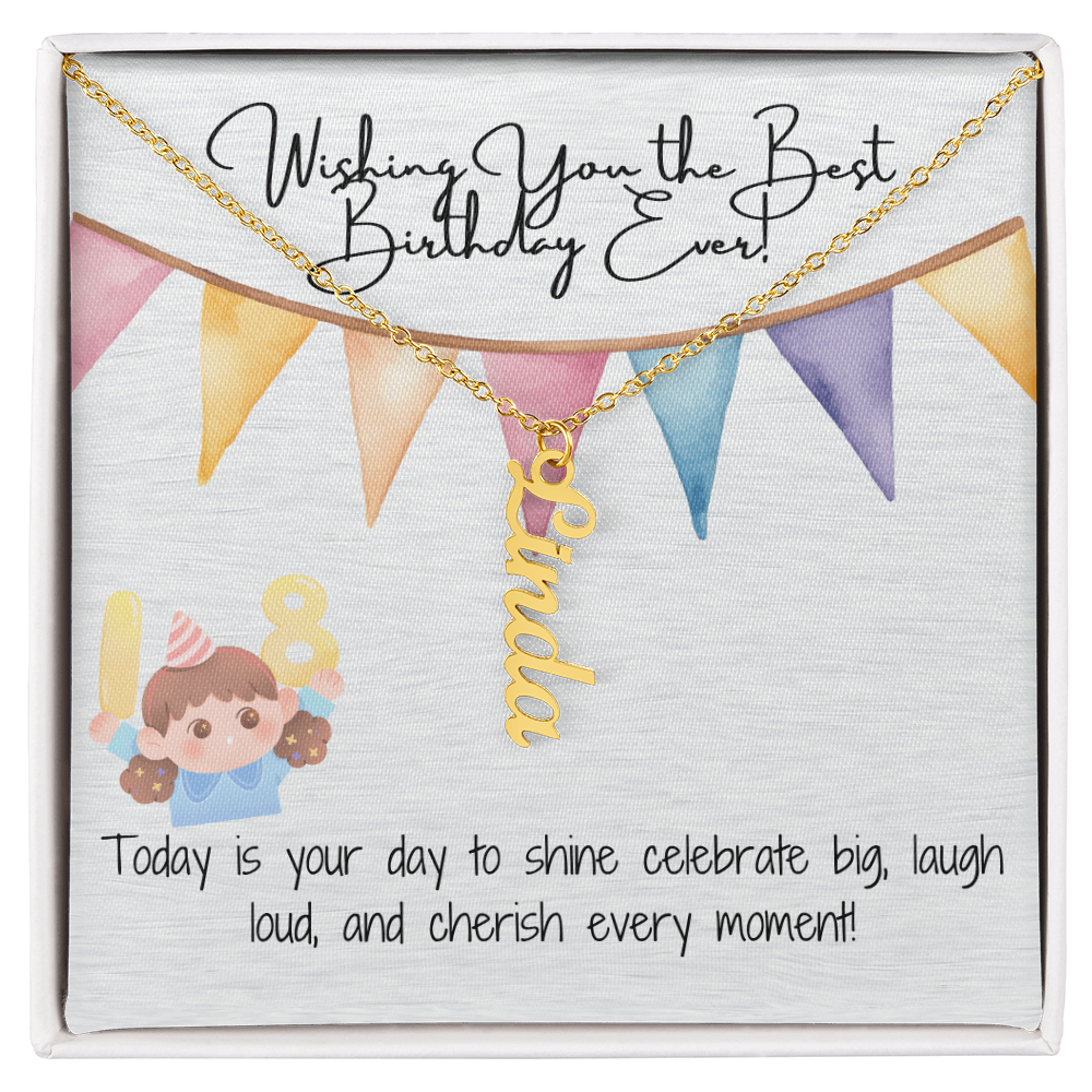 Birthday Cheers Necklace