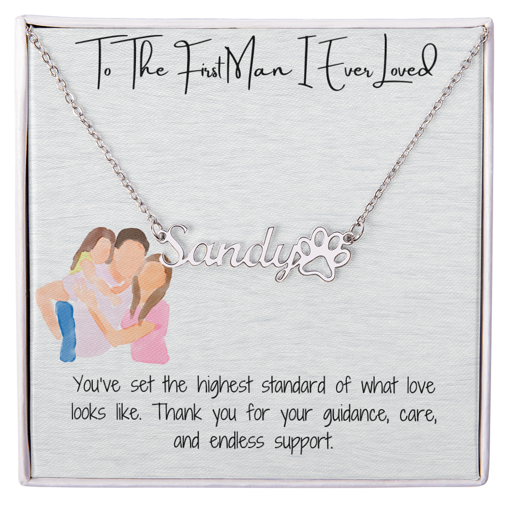 Dad's love pendant
