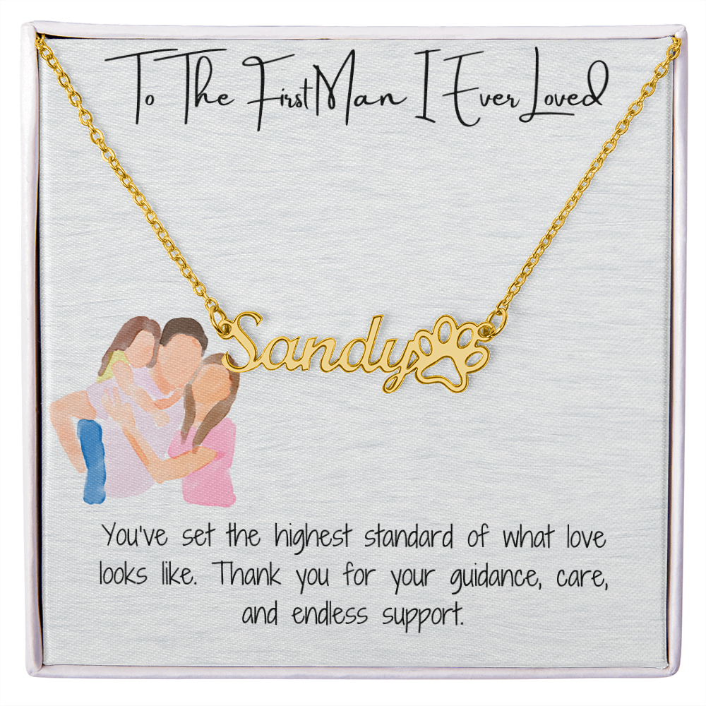 Dad's love pendant