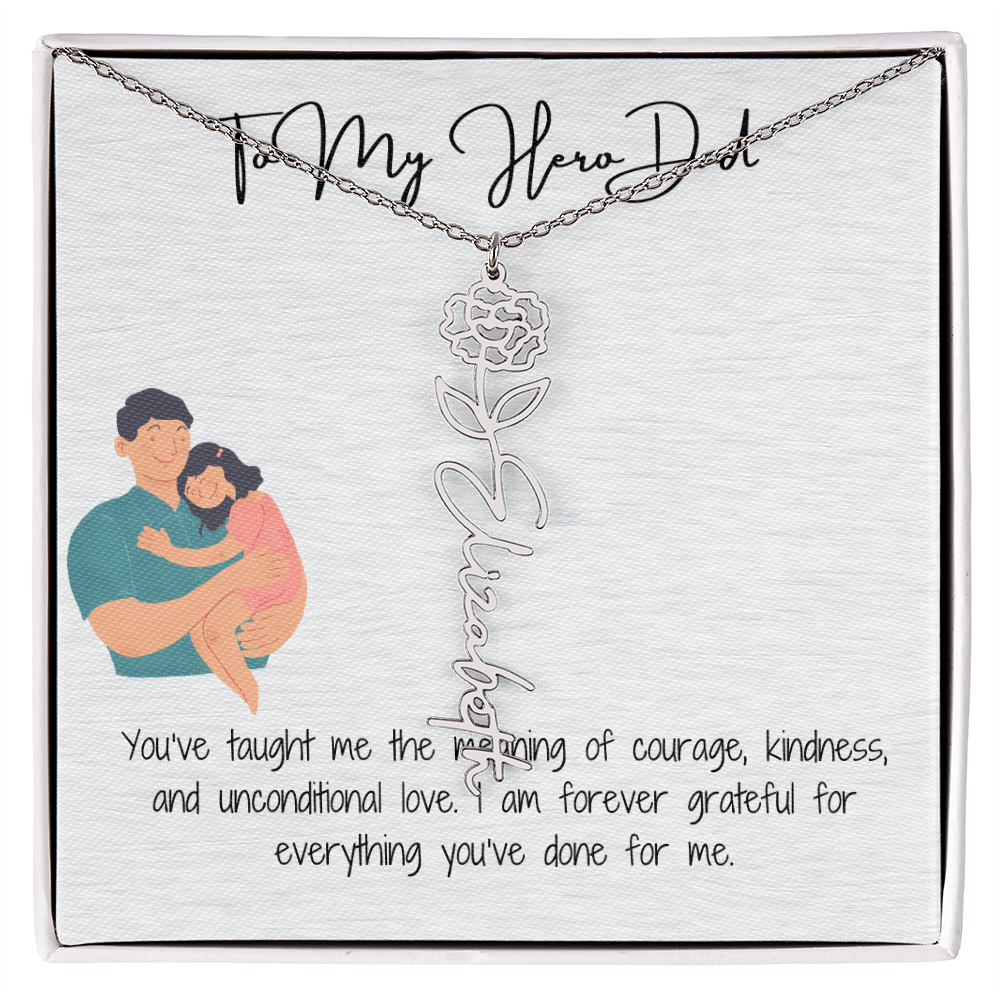 My Lifelong Hero Necklace