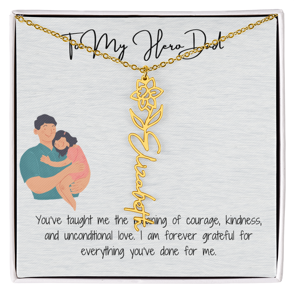 My Lifelong Hero Necklace