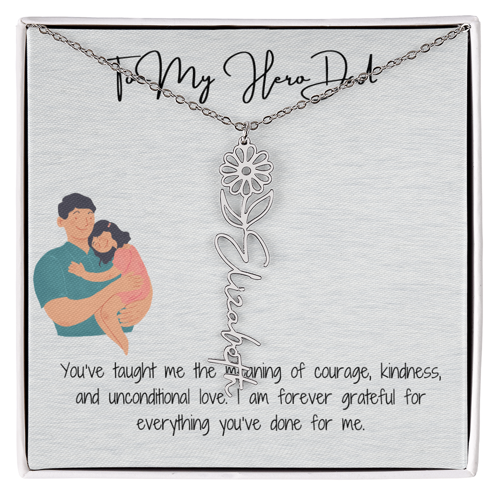 My Lifelong Hero Necklace