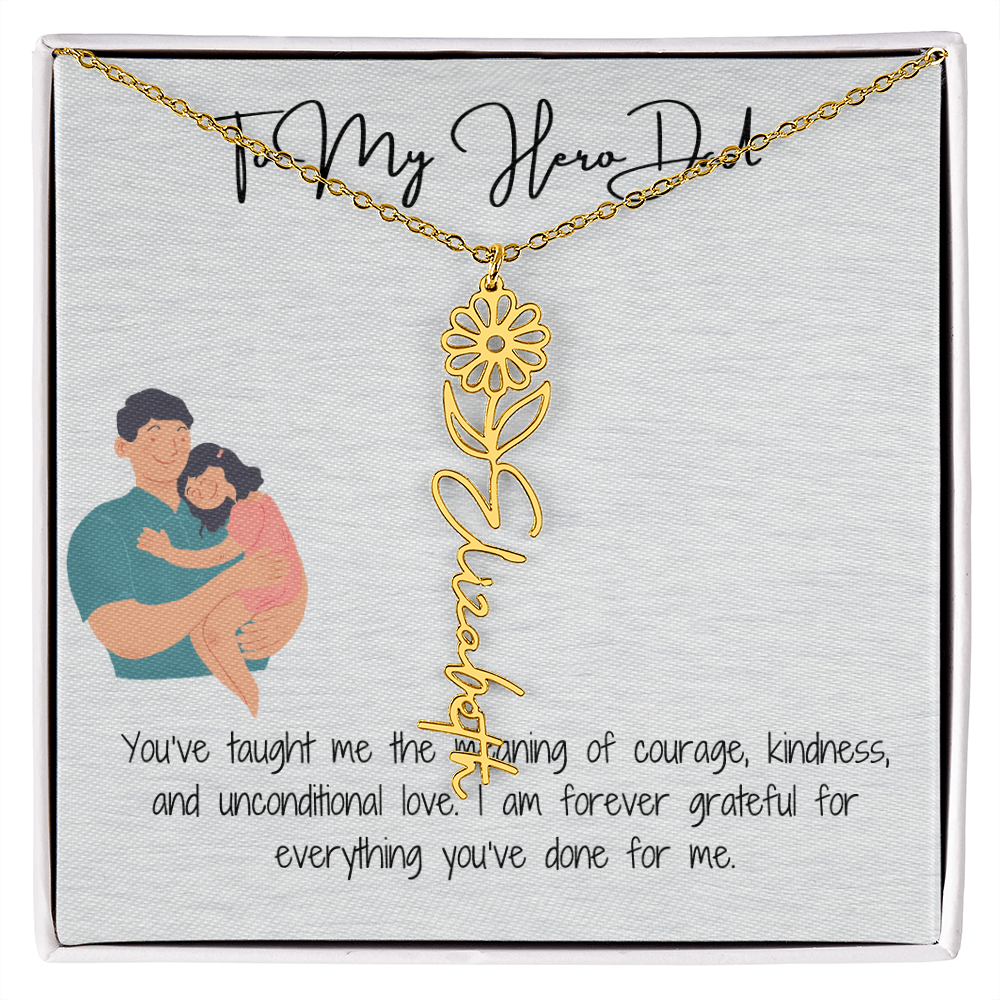 My Lifelong Hero Necklace