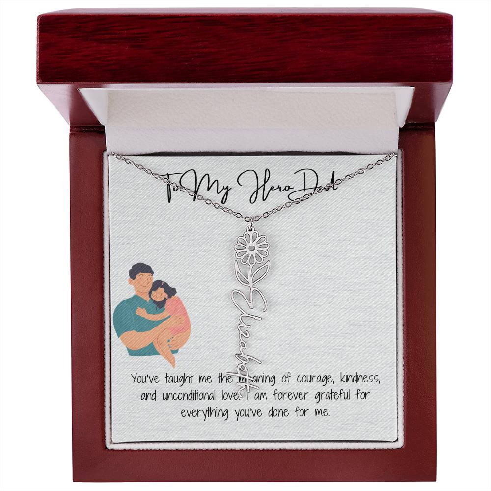 My Lifelong Hero Necklace