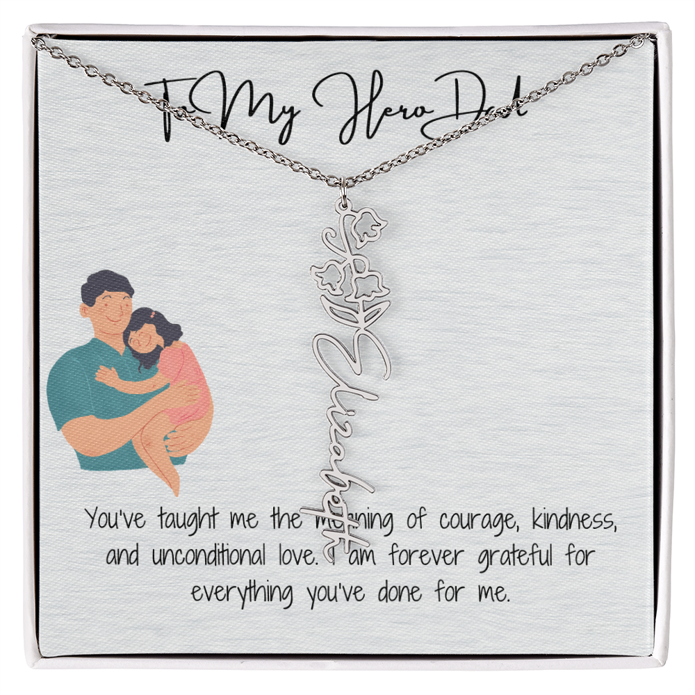 My Lifelong Hero Necklace