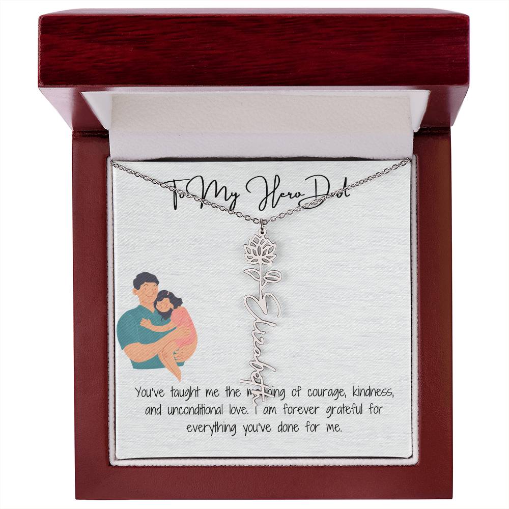 My Lifelong Hero Necklace