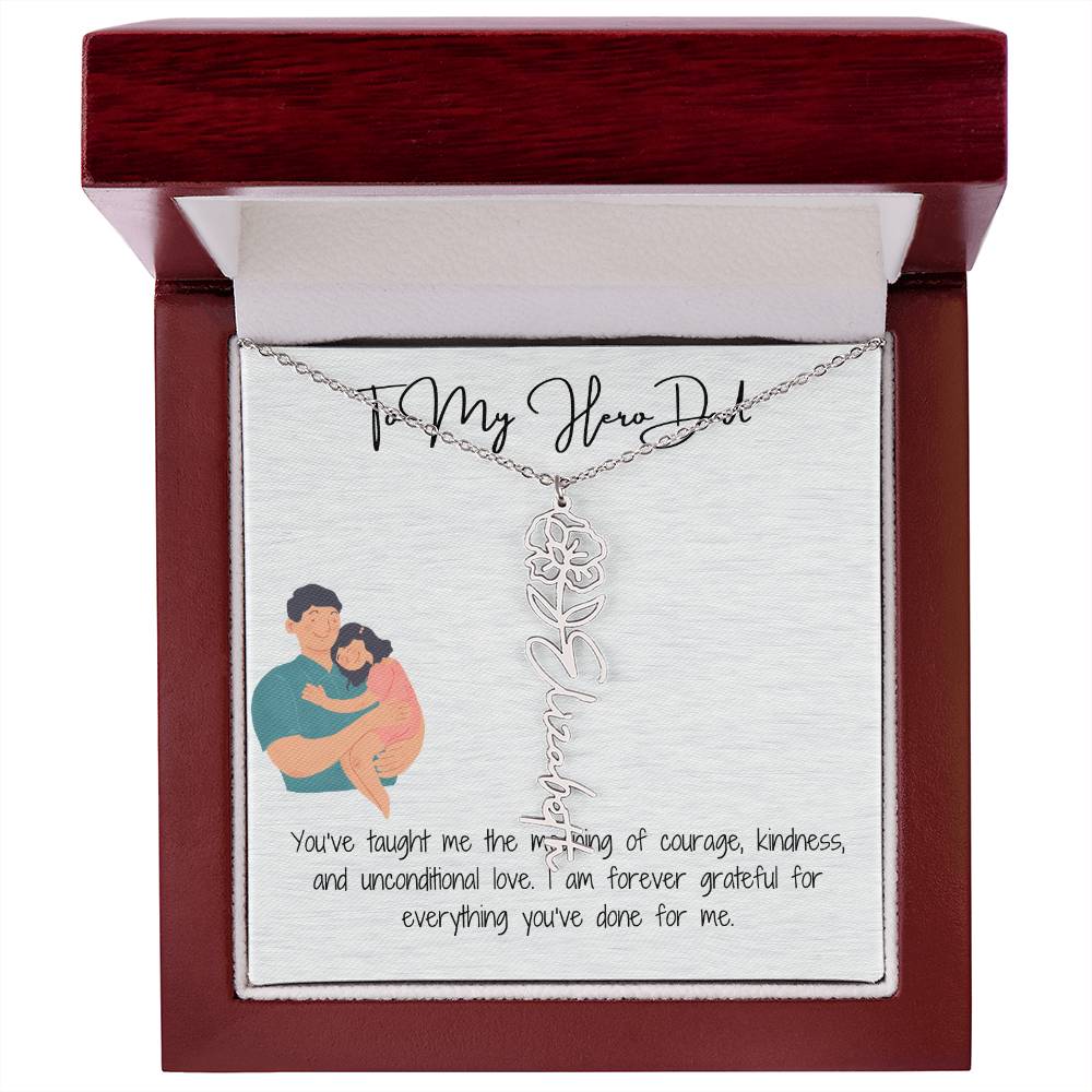 My Lifelong Hero Necklace