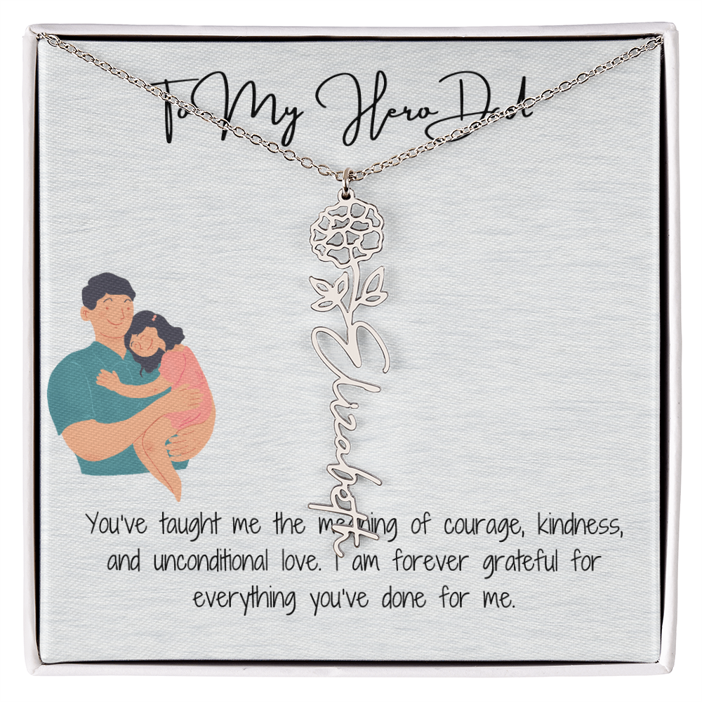 My Lifelong Hero Necklace