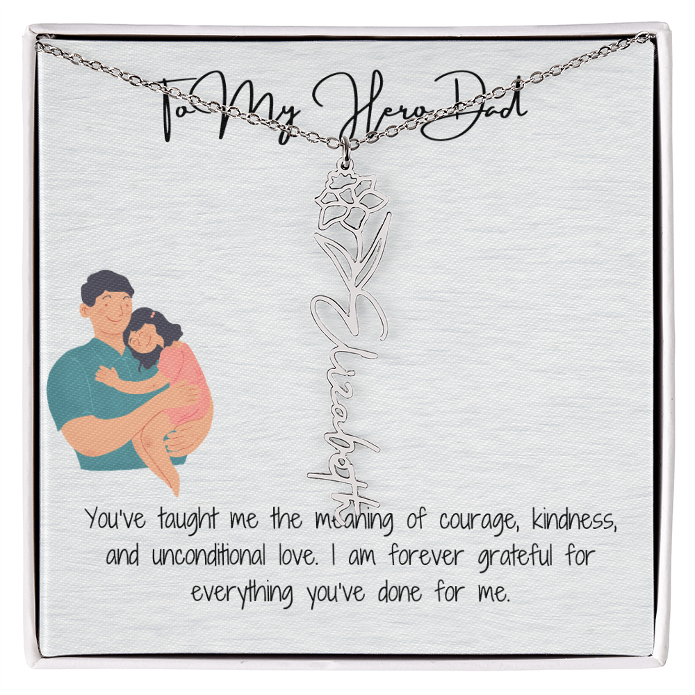 My Lifelong Hero Necklace