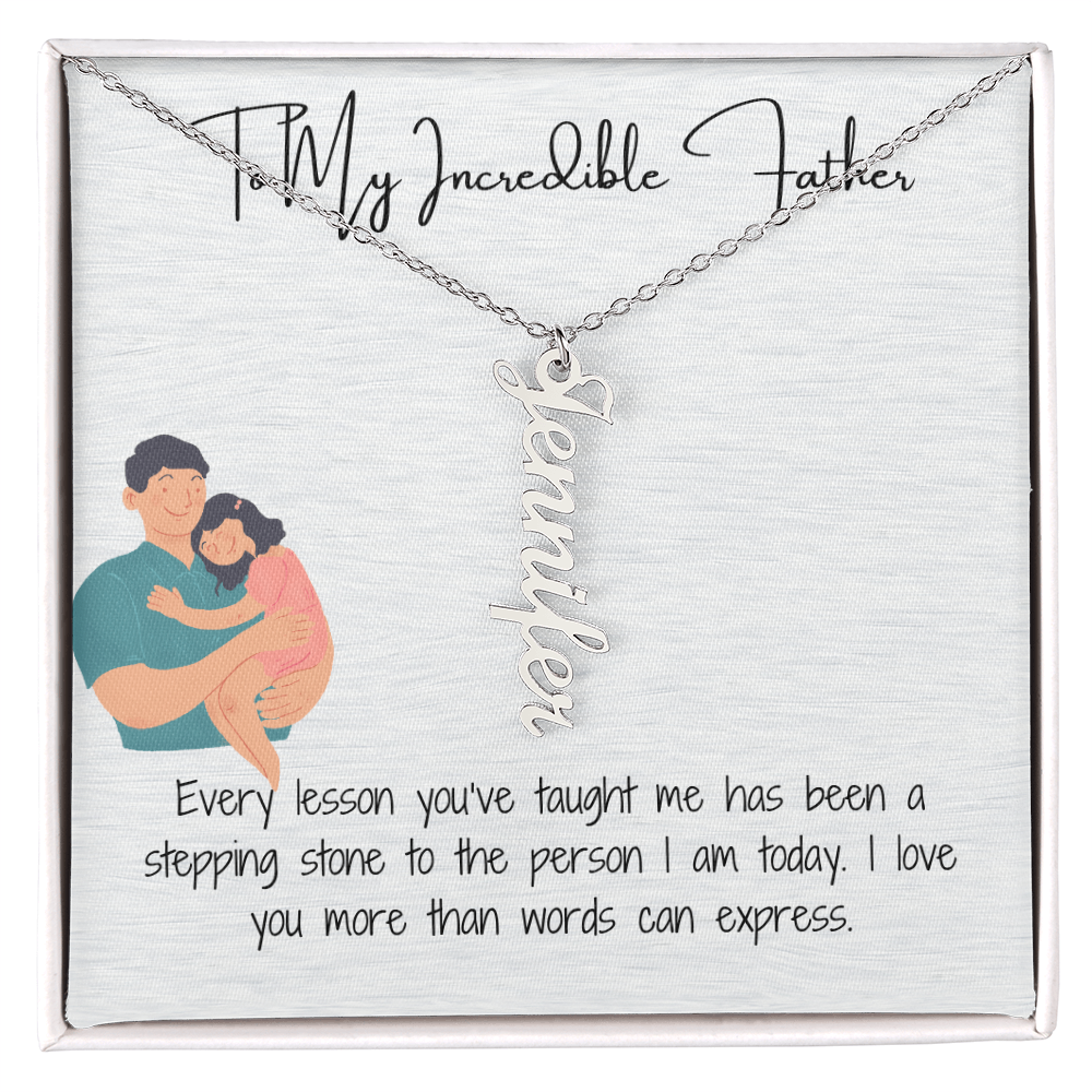 Dad's Light of Love Necklace