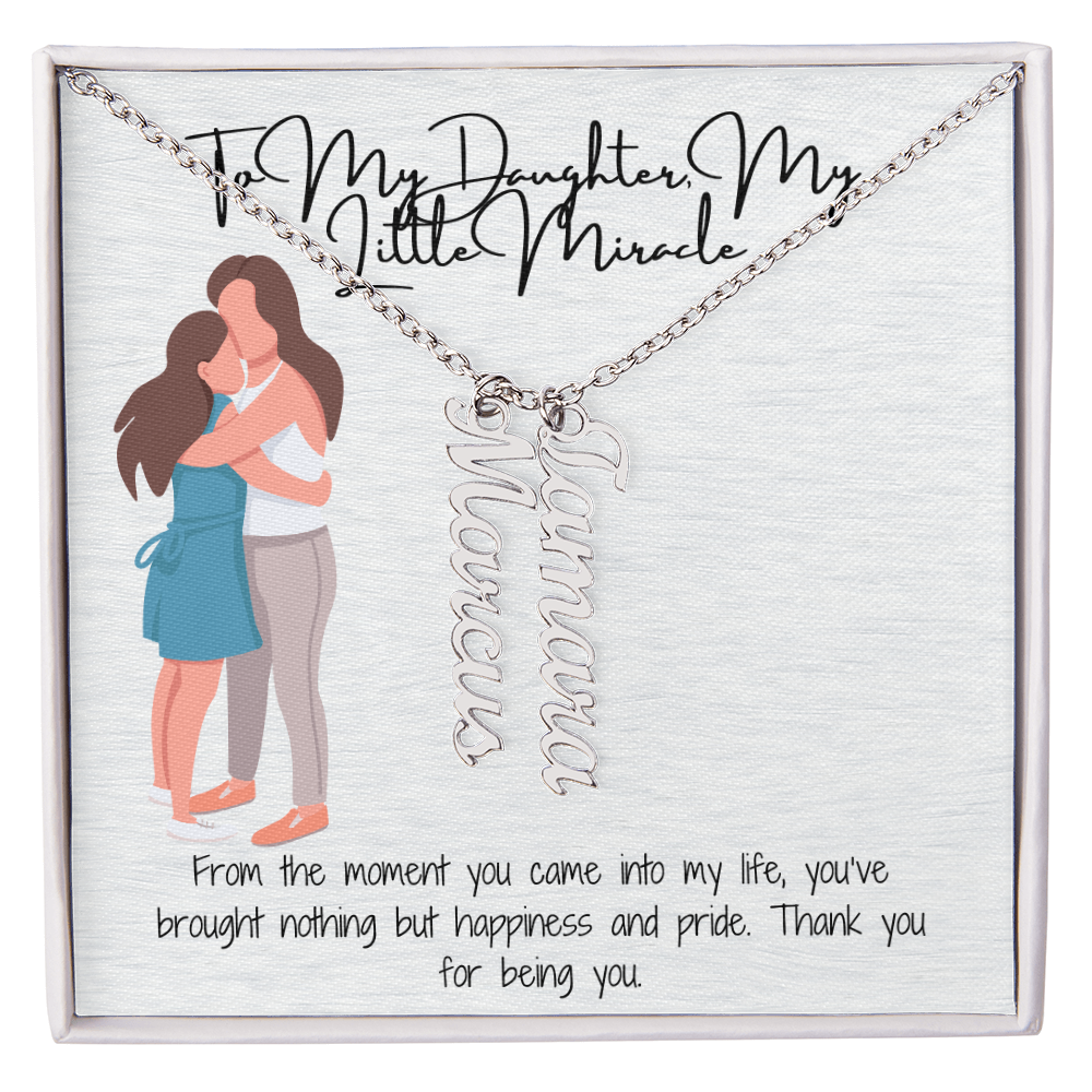 Personalized Multi-Name Necklace A Unique Gift for Your White Daughter