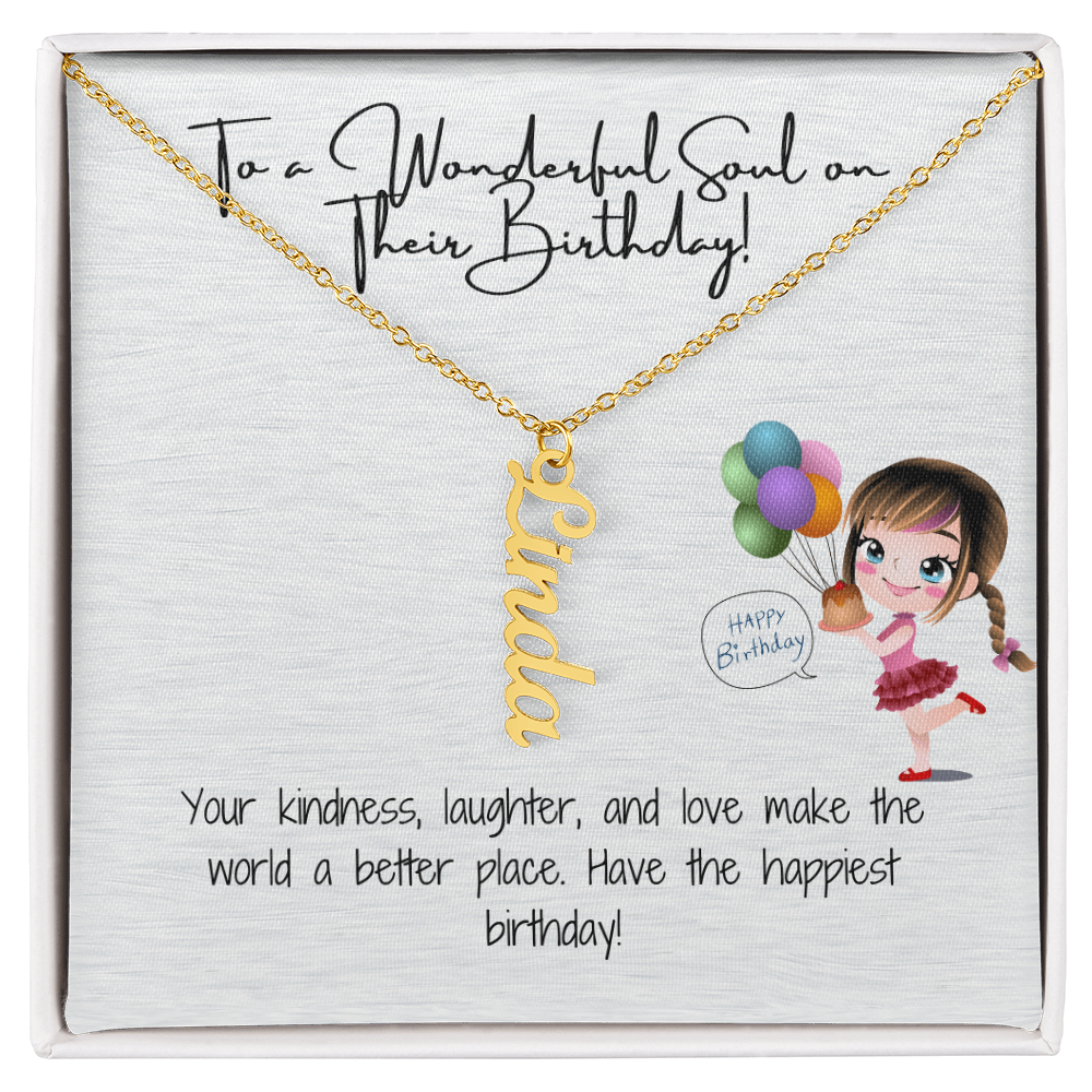 Birthday Happiness Necklace