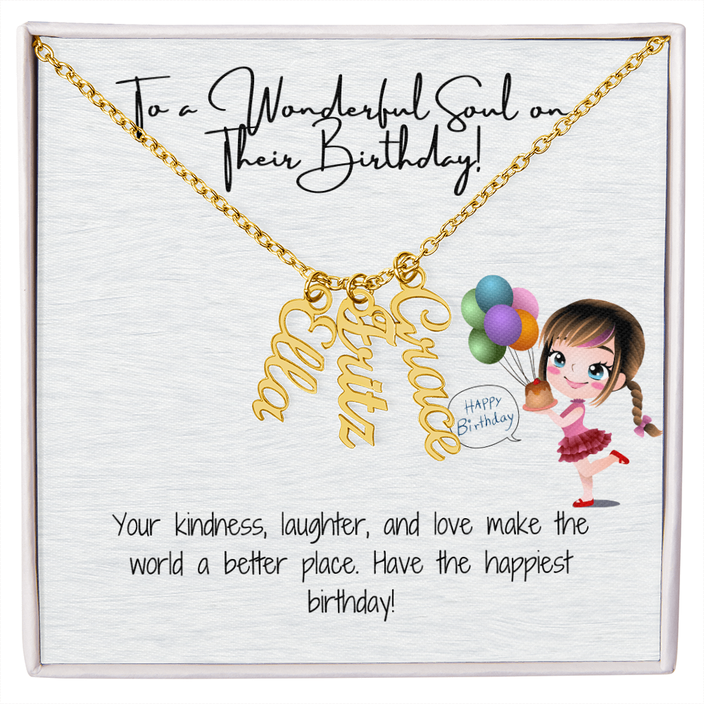 Birthday Happiness Necklace