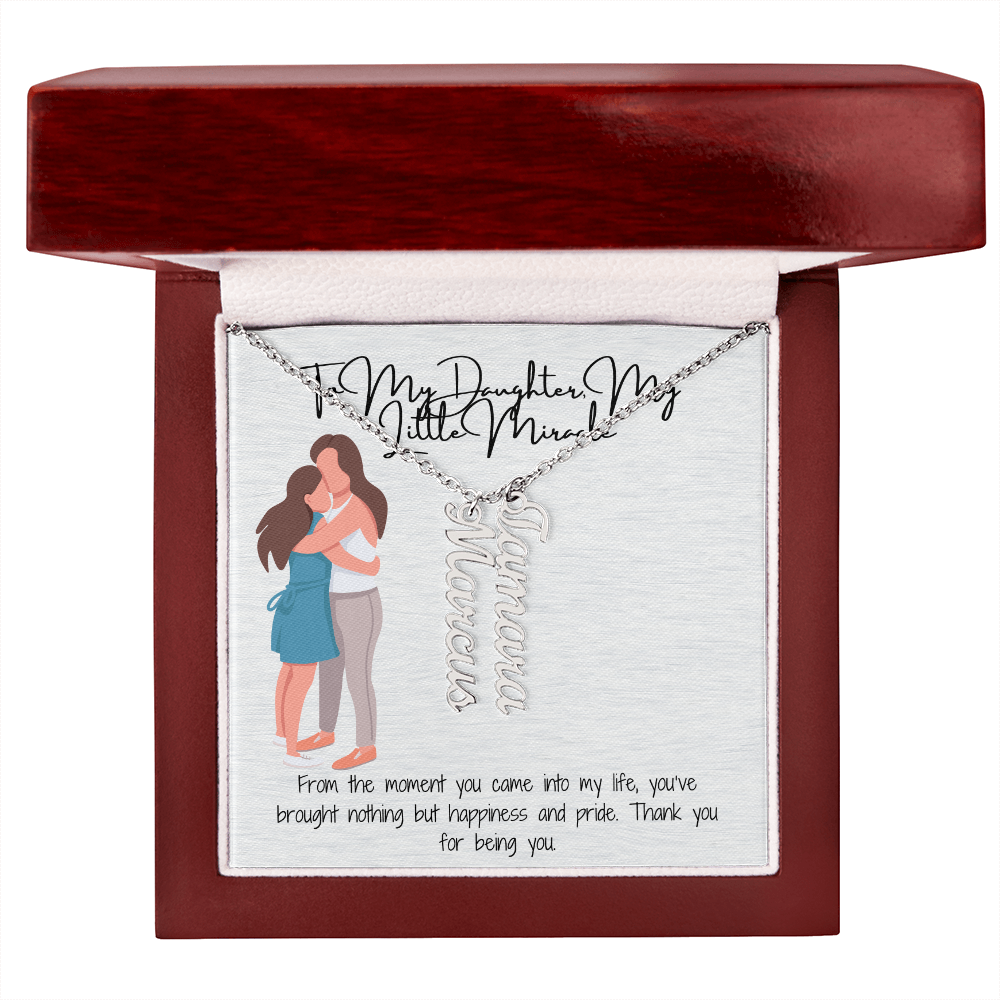 Personalized Multi-Name Necklace A Unique Gift for Your White Daughter
