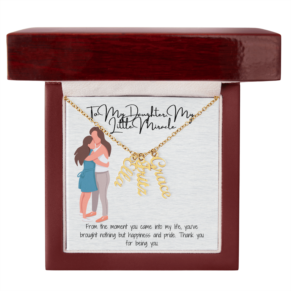 Personalized Multi-Name Necklace A Unique Gift for Your White Daughter
