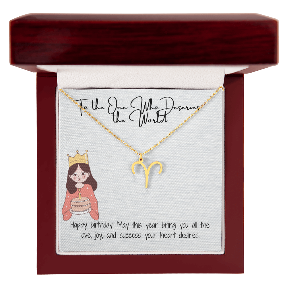 "Radiance Birthday Necklace"