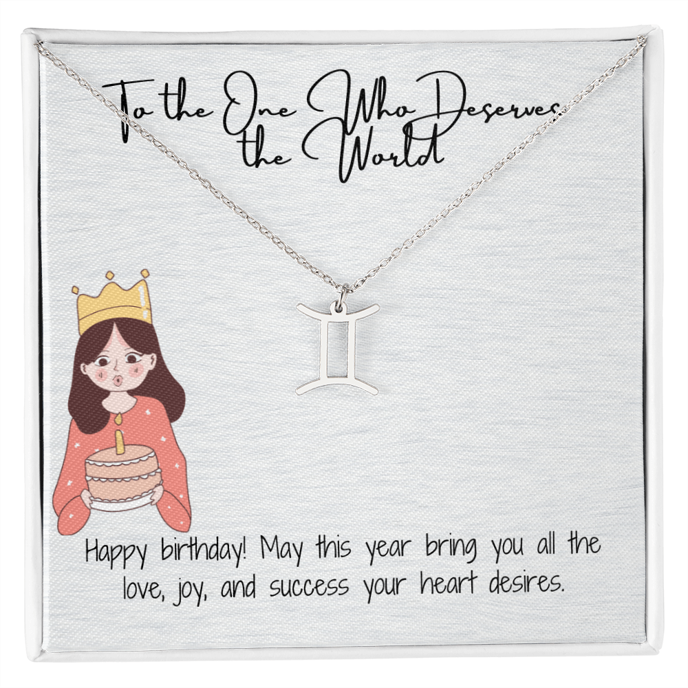 "Radiance Birthday Necklace"