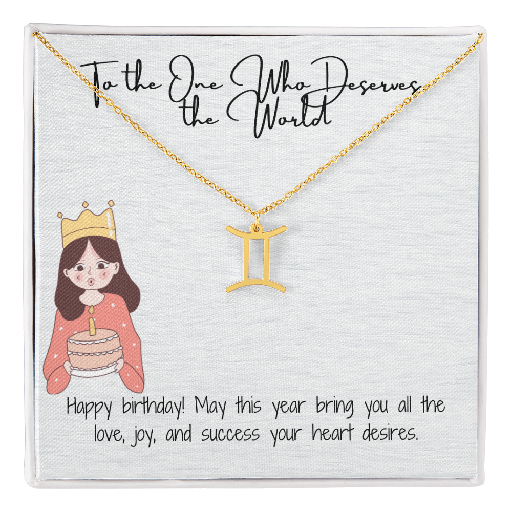 "Radiance Birthday Necklace"