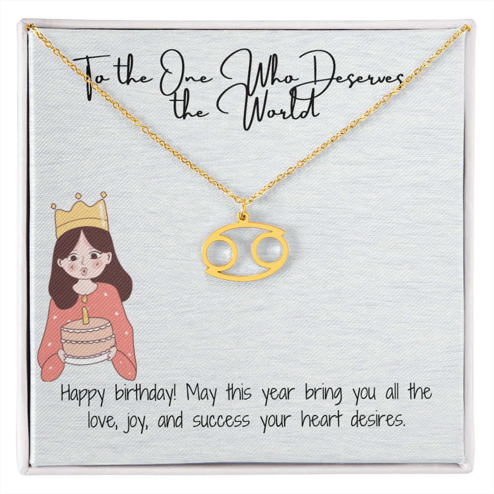 "Radiance Birthday Necklace"