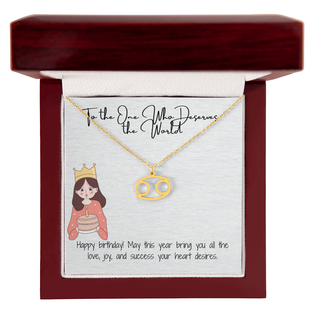"Radiance Birthday Necklace"