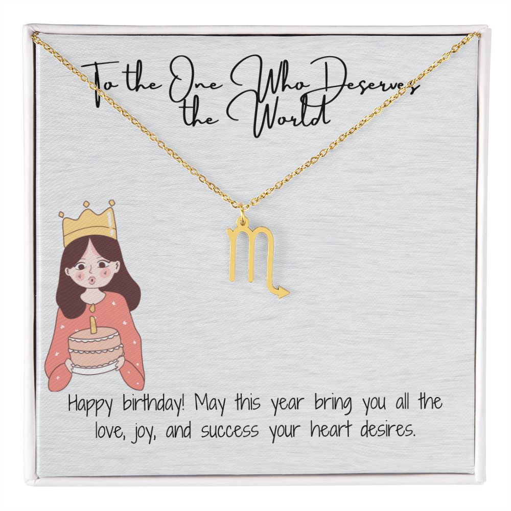 "Radiance Birthday Necklace"