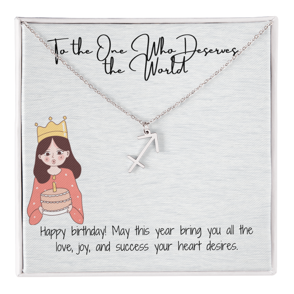 "Radiance Birthday Necklace"