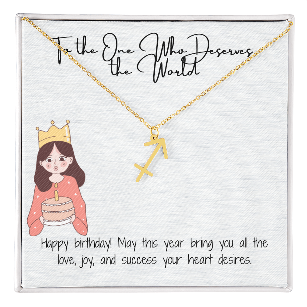"Radiance Birthday Necklace"
