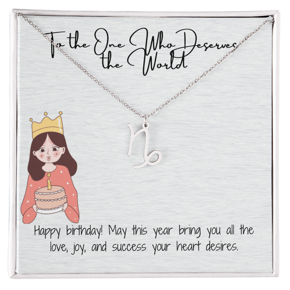 "Radiance Birthday Necklace"