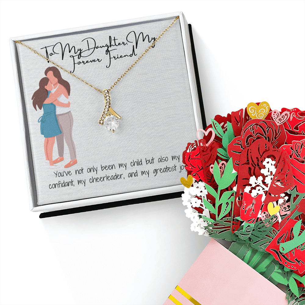 A Gift of Grace Alluring Beauty Necklace & Sweetest Devotion Flower Bouquet
