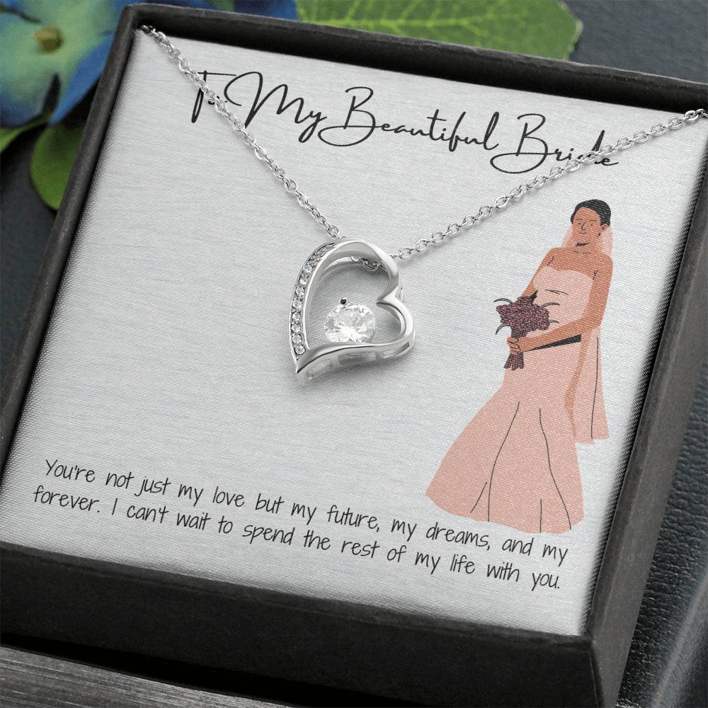 Almost Mrs. Charm Necklace