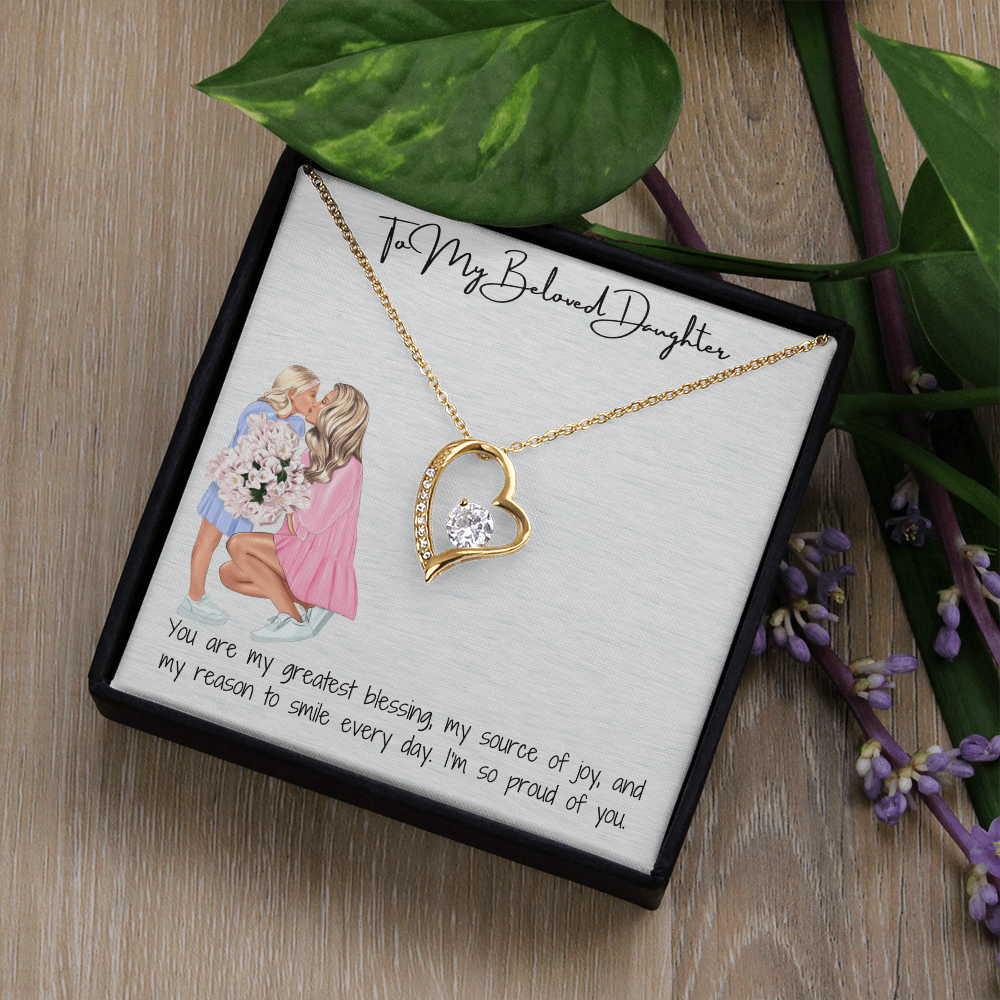 A Mother's Eternal Love Forever Love Necklace for Daughter