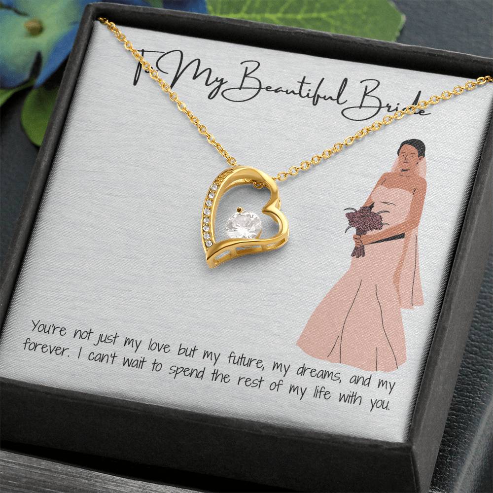 Almost Mrs. Charm Necklace