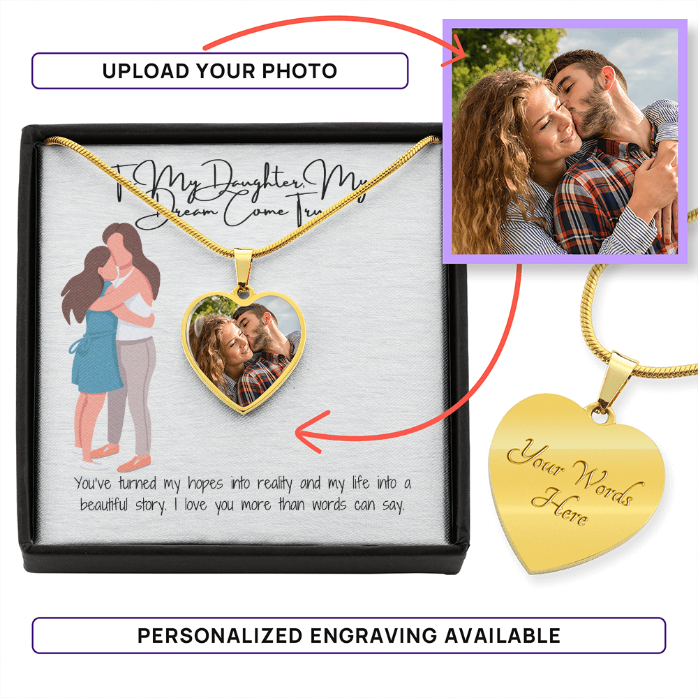 A Heartfelt Keepsake Personalized Heart Necklace