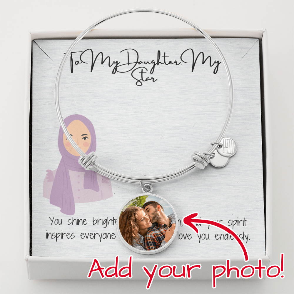A Circle of Love & Faith Luxury Circle Bangle for My Hijabi Daughter